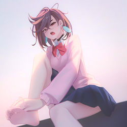 This is a pixiv picture whose title is 綾瀬桃.