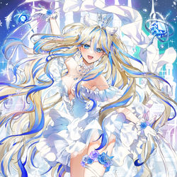 This is a pixiv picture whose title is 厳冬氷の魔女ケルフベリ.