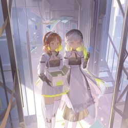 This is a pixiv picture whose title is コピーショップ.