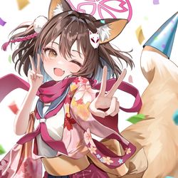 This is a pixiv picture whose title is イズナちゃん、お誕生日おめでとう〜！.