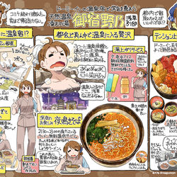 This is a pixiv picture whose title is 都内でくたくたに疲れたからドーミーインの温泉宿泊まってみた。.