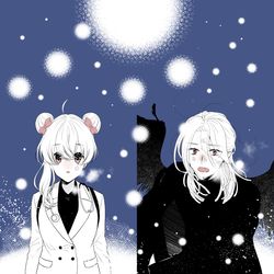 This is a pixiv picture whose title is 【VCRGTA3】葛葉×とおこ.