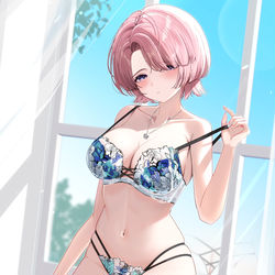This is a pixiv picture whose title is [Skeb]有村 麻央.