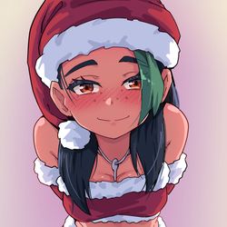This is a pixiv picture whose title is Nemona Santa outfit.