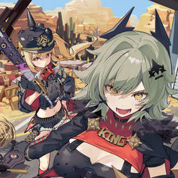 This is a pixiv picture whose title is シーザー＆ルーシー！.