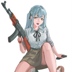 This is a pixiv picture whose title is 働く.