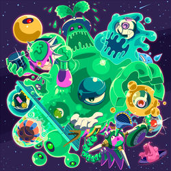 This is a pixiv picture whose title is 同じ緑の星に生まれて.