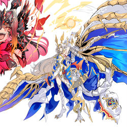 This is a pixiv picture whose title is 原初メルゼナ.