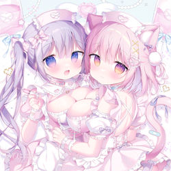 This is a pixiv picture whose title is ナースメイド💉💘.