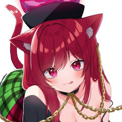 This is a pixiv picture whose title is 猫ヘカーティア♡.