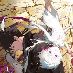 This is a pixiv picture whose title is 異修羅X.