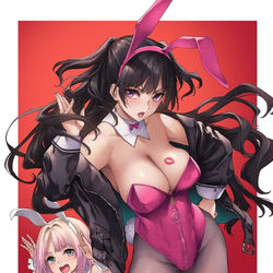 This is a pixiv picture whose title is あざとうさぎ.