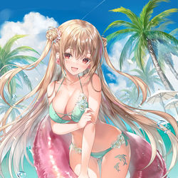 This is a pixiv picture whose title is summer memory.