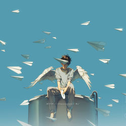 This is a pixiv picture whose title is delusion.