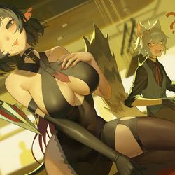 This is a pixiv picture whose title is Jane X Seth.