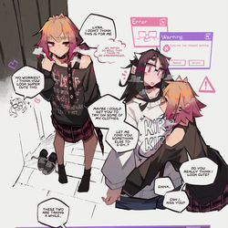 This is a pixiv picture whose title is Goth Enna...?💜.