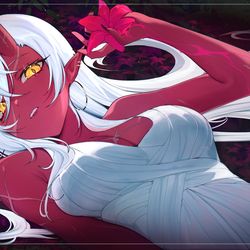 This is a pixiv picture whose title is Friend's OC.