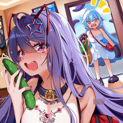 This is a pixiv picture whose title is Nihmune & Bao.