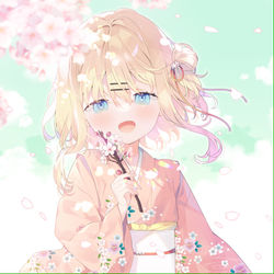 This is a pixiv picture whose title is おんなのこのまゆ４巻カバーイラスト.