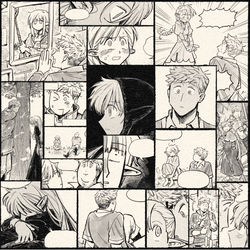 This is a pixiv picture whose title is Happily Ever After.