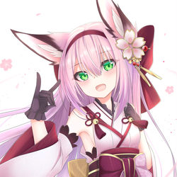 This is a pixiv picture whose title is 花月ちゃん.