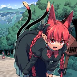 This is a pixiv picture whose title is 一気に登ってきた おりん.