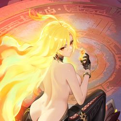 This is a pixiv picture whose title is 玛薇卡.