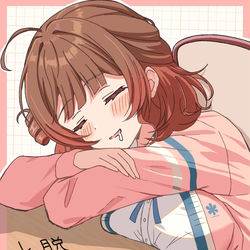 This is a pixiv picture whose title is コミケ進捗佑芽ちゃん！.