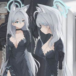 This is a pixiv picture whose title is 砂狼シロコ.