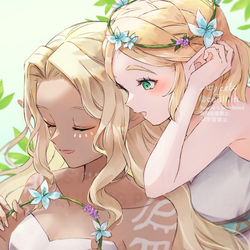 This is a pixiv picture whose title is 贈りもの.