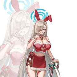 This is a pixiv picture whose title is Santa asuna.