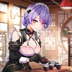 This is a pixiv picture whose title is あやカフェ.