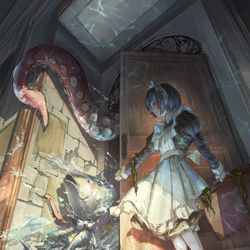 This is a pixiv picture whose title is 海の家.