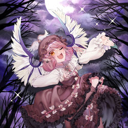 This is a pixiv picture whose title is 【提供絵】ミスティア.