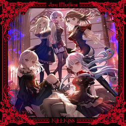 This is a pixiv picture whose title is Ave MujicaTVアニメOP「KiLLKiSS」ジャケット.
