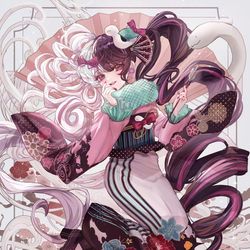 This is a pixiv picture whose title is コインガチャ「幻想少女の新春の陽光byこもりひっき」発売中です🌸.