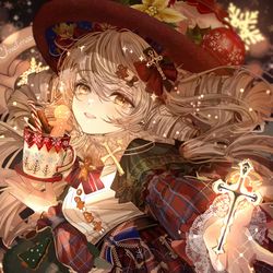 This is a pixiv picture whose title is merryChristmas！クリスマスクッキー＆ティーの妖精.