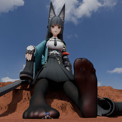 This is a pixiv picture whose title is Little Belle and Big Miyabi.