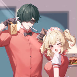 This is a pixiv picture whose title is バーニス&ライト.
