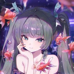 This is a pixiv picture whose title is QingYi.