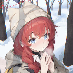This is a pixiv picture whose title is マキ.