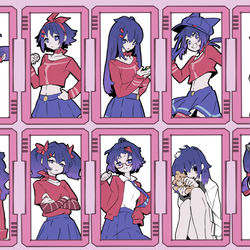 This is a pixiv picture whose title is 願意留在哪位米塔身邊?.