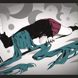 This is a pixiv picture whose title is rolling girl.
