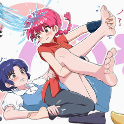 This is a pixiv picture whose title is 弱点？.