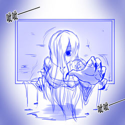 This is a pixiv picture whose title is 新作周更：鬼女退治.