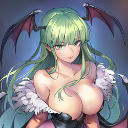 This is a pixiv picture whose title is モリガン.