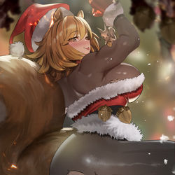 This is a pixiv picture whose title is スクイレルガール.