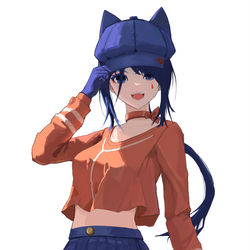This is a pixiv picture whose title is 傻fufu的帽子米塔.