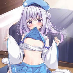 This is a pixiv picture whose title is 雪風.