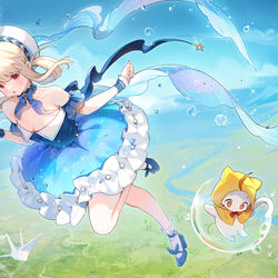 This is a pixiv picture whose title is To Infinity.